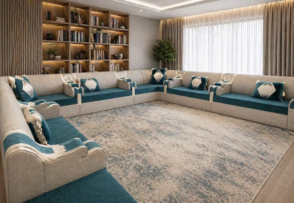 Arabic majlis sofa u shaped